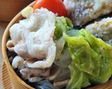 簡単節約☆無添加だし☆レンジで白菜春雨作り方3写真