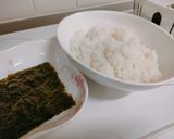 クリームチーズ乗せおにぎり作り方1写真