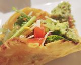 レンジ1分☆米粉のトルティーヤ☆タコス作り方3写真