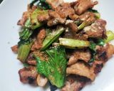 【袋麺の粉♻️】🇹🇭トムヤム風えび味🦐小松菜炒め🥬！作り方7写真