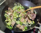 レア食材✨豚のカシラの炒め物作り方5写真
