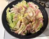 たっぷり白菜と薄切り肉のミルフィーユ鍋作り方1写真