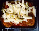余り物アレンジ☆たこ焼きのトマトチーズ焼作り方3写真