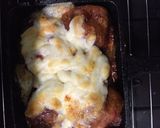 余り物アレンジ☆たこ焼きのトマトチーズ焼作り方4写真