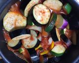 夏野菜の冷製ラタトゥイユ☆砂肝トリッパ風作り方10写真