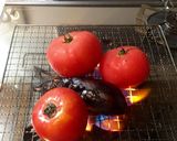 皮つるん！　炙りトマト　〜BBQにも作り方1写真