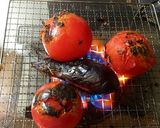 皮つるん！　炙りトマト　〜BBQにも作り方2写真