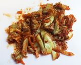 簡単♡韓国風お好み焼き♡白菜キムチチヂミ作り方1写真