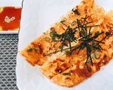 簡単♡韓国風お好み焼き♡白菜キムチチヂミ作り方5写真