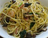 ☆ベーコンとえびパスタ☆作り方19写真