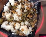 きゅうりの佃煮と納豆のチャーハン作り方4写真