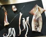 イカのワタ炒め作り方1写真