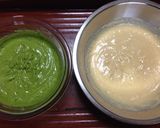 HMで＊抹茶ときな粉の二層ケーキ作り方2写真