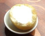 桃のドームケーキ作り方3写真