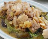 ナスと青梗菜の焼チキンサラダ作り方10写真