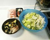 泉州水なすと豚バラ肉のさっぱり炒め作り方1写真