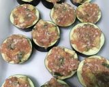 ナスつくねの梅肉ポン酢かけ作り方3写真