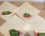 豚キムチーズ春巻き作り方3写真