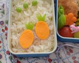 【キャラ弁】パイナップル弁当作り方5写真