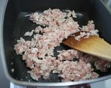簡単！納豆と鶏挽肉のパスタ作り方3写真