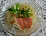 夏限定❗冷凍うどんで讃岐冷やしかけうどん作り方10写真