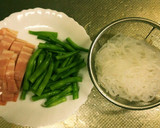 いんげんとしらたきのベーコン炒め作り方1写真