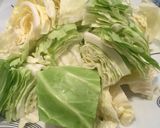 鶏皮でもつ鍋♬もつ鍋と水炊きのWの美味さ作り方2写真