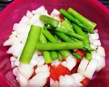 トマトと玉ねぎのバジル風味マリネ作り方1写真