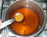 鶏カレー味の簡単スープ丼♪お昼ご飯・夜食作り方5写真