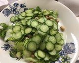 ◎簡単きゅうりと豆のサラダ作り方1写真
