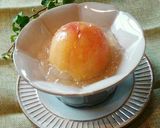 丸ごと桃ゼリー　どんぶらこ～!桃太郎作り方10写真