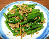 うまい☆いんげんとひき肉のピリ辛炒め作り方6写真