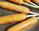 串付きフランクの栓で？放流ダムカレー作り方5写真