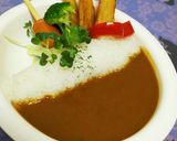 串付きフランクの栓で？放流ダムカレー作り方8写真