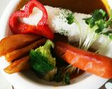 串付きフランクの栓で？放流ダムカレー作り方9写真