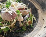 アジの酢じめと貝割れ大根作り方9写真