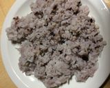 七夕おにぎり(糠漬け野菜入り)作り方2写真