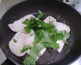 かんたん♪♪　豚肉と三つ葉の和風パスタ作り方3写真