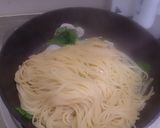 かんたん♪♪　豚肉と三つ葉の和風パスタ作り方4写真