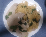 かんたん♪♪　豚肉と三つ葉の和風パスタ作り方6写真