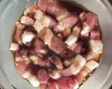 豚バラ炊込み御飯（温玉のせ）ひつまぶし風作り方1写真