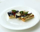 茄子のトーストカナッペ作り方5写真
