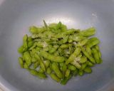 フライパンで簡単！枝豆の塩蒸し作り方4写真
