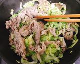 糖質オフ とん平焼き作り方2写真