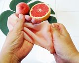 手もみジューサー】ピーチグレフルジュース作り方3写真