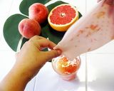 手もみジューサー】ピーチグレフルジュース作り方4写真