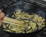 茄子のペペロンチーノ卵丼作り方6写真