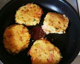 納豆と卵の落とし焼き作り方3写真