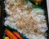 久しぶり♪ササミのお好み焼き風弁当♪作り方5写真