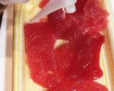 昆布の水塩☆マグロの巻作り方2写真